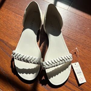 New with tags sandals in white by Talbots